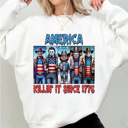 Funny 4th of July Horror Shirt