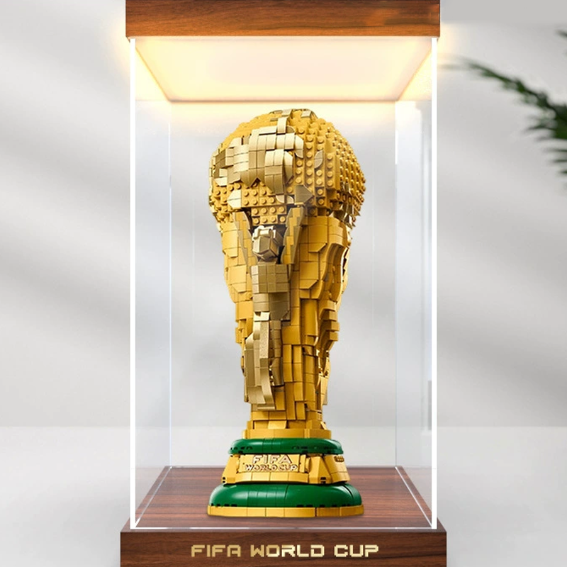 Premium LED Acrylic Display Case for LEGO® 43020 FIFA World Cup™ Trophy