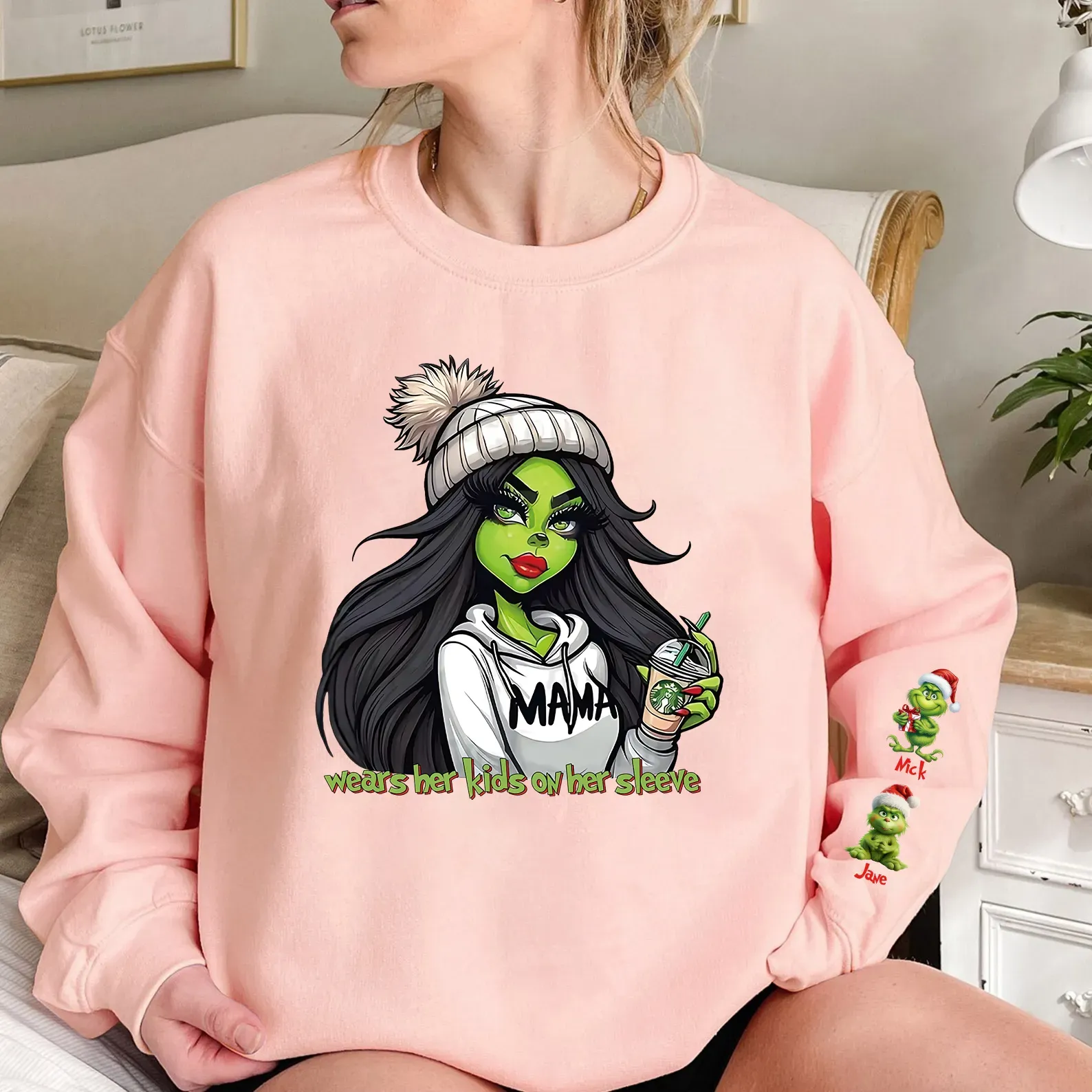 Custom Christmas Movie Characters Mama T-Shirt/Sweatshirt/Hoodie