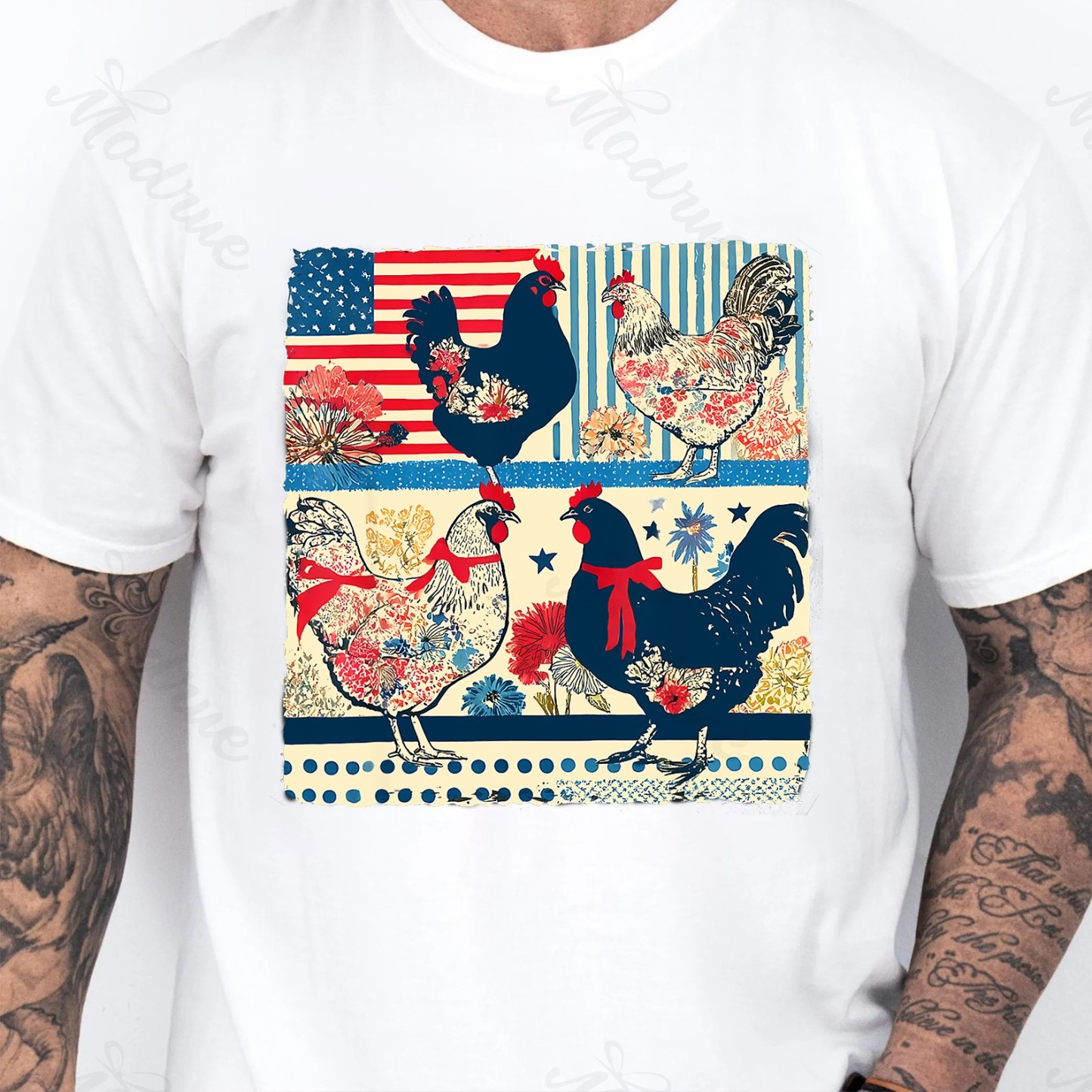 4th Of July Chicken Shirt