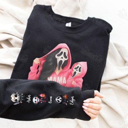 Spooky Mama and Mini Ghost Halloween Sweatshirt