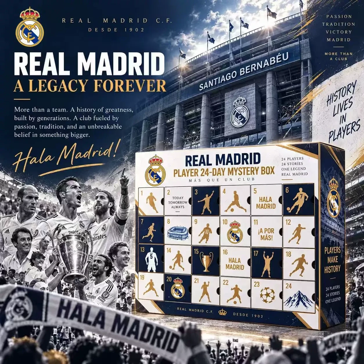 Real Madrid 24-day advent calendar