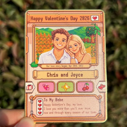 Custom Anniversary Card for Farming Game Lovers