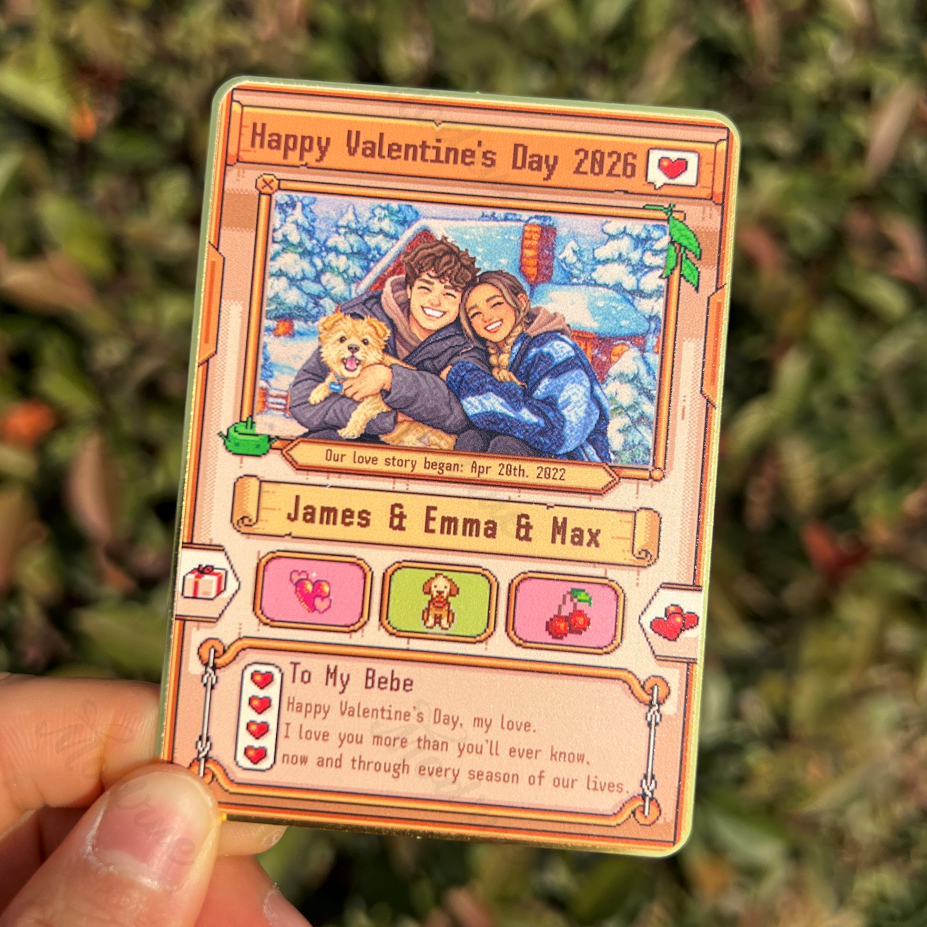 Custom Anniversary Card for Farming Game Lovers