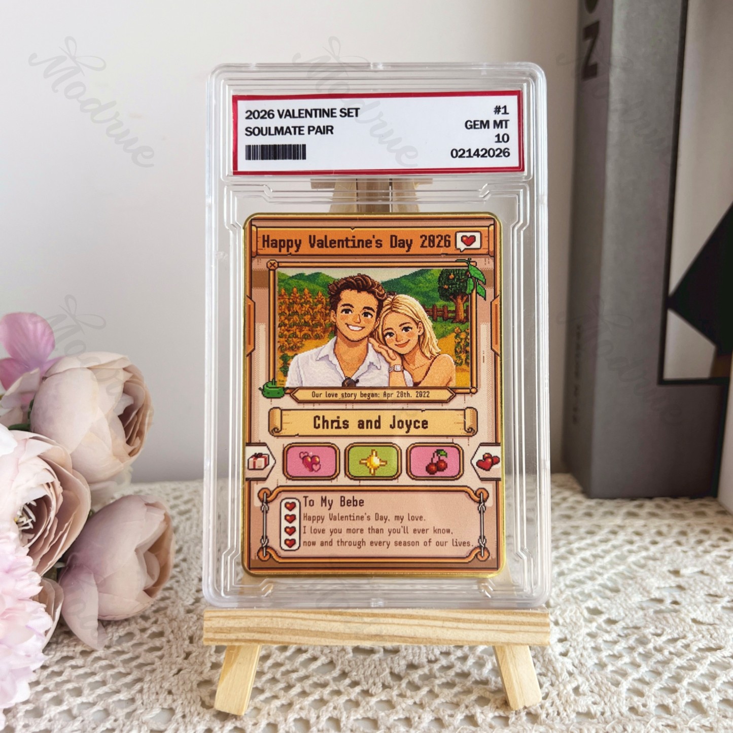 Custom Anniversary Card for Farming Game Lovers