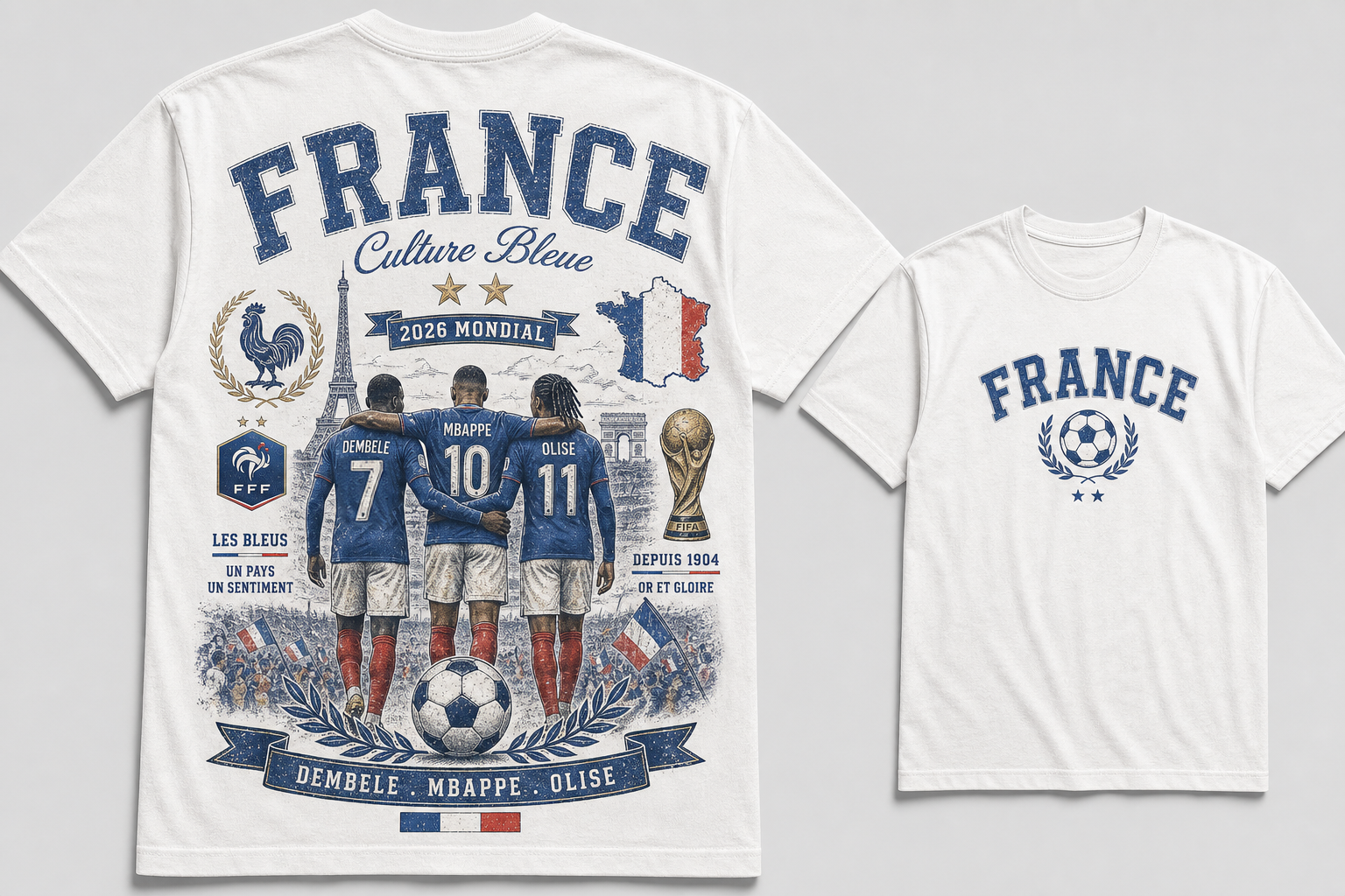 National Soccer Heritage Graphic T-Shirt 100% Cotton