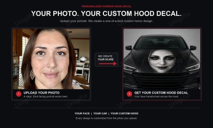 Horror Car Hood Wrap – Halloween Series