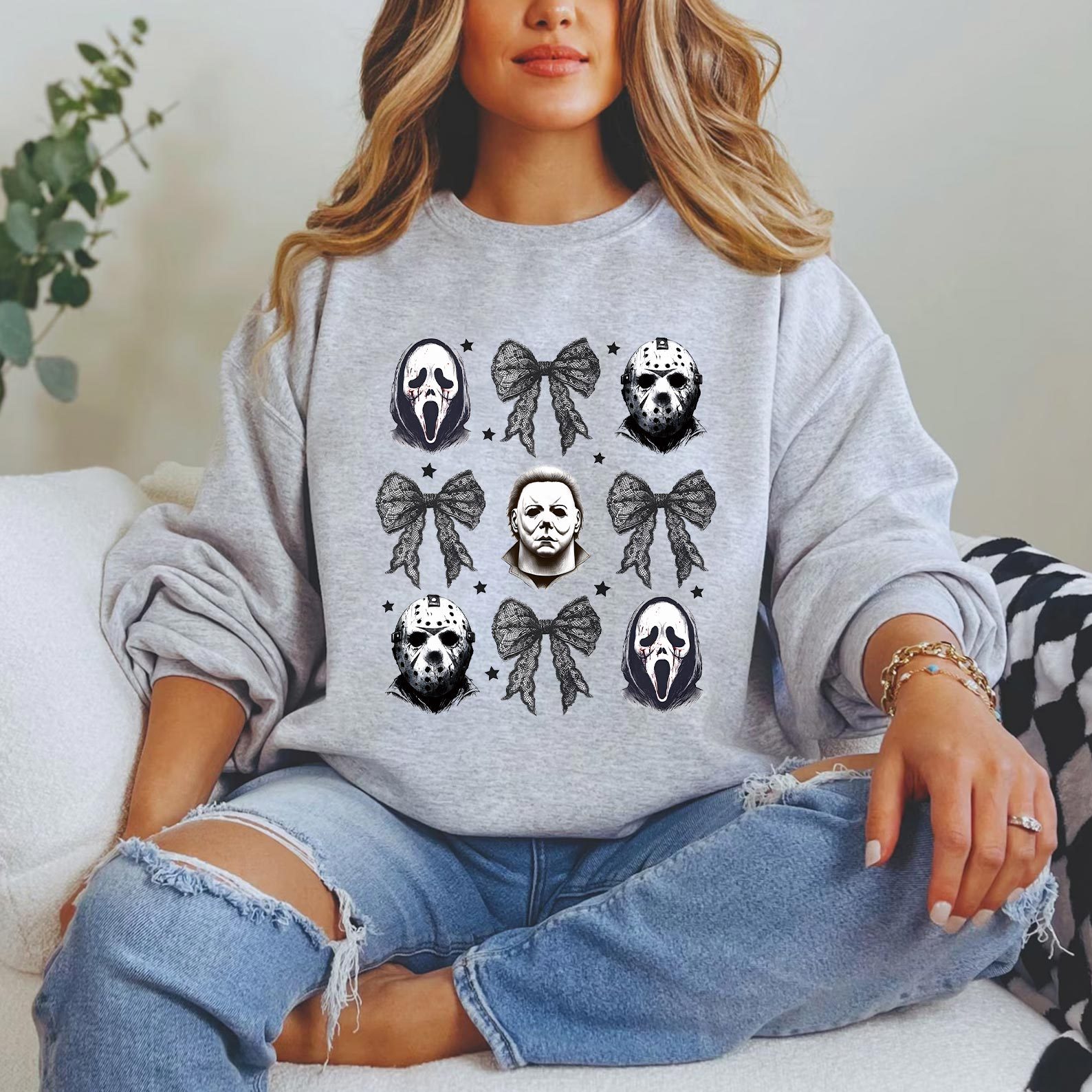 Horror Icon Butterfly Bow Shirt T-shirt/Crewneck/Hoodie