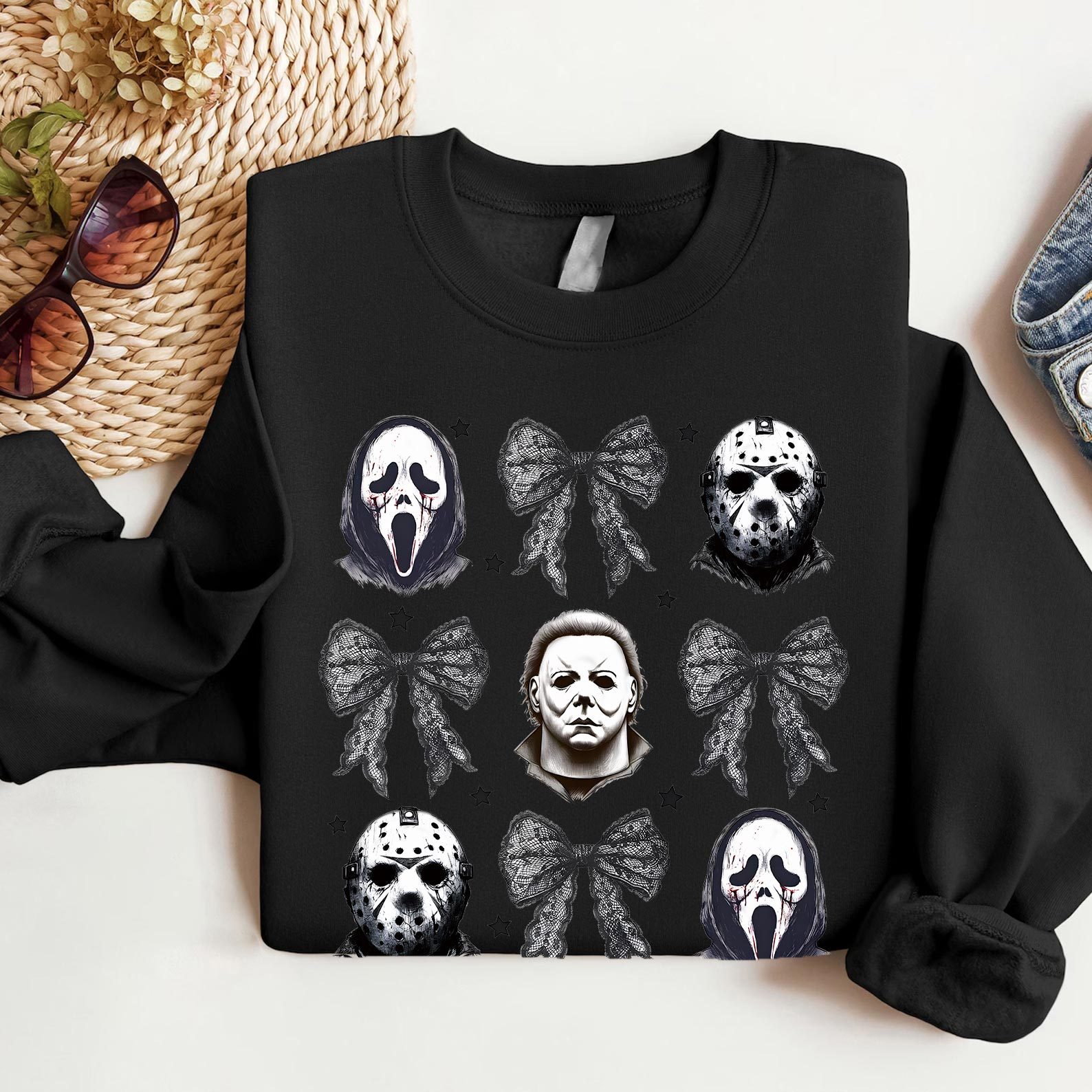 Horror Icon Butterfly Bow Shirt T-shirt/Crewneck/Hoodie