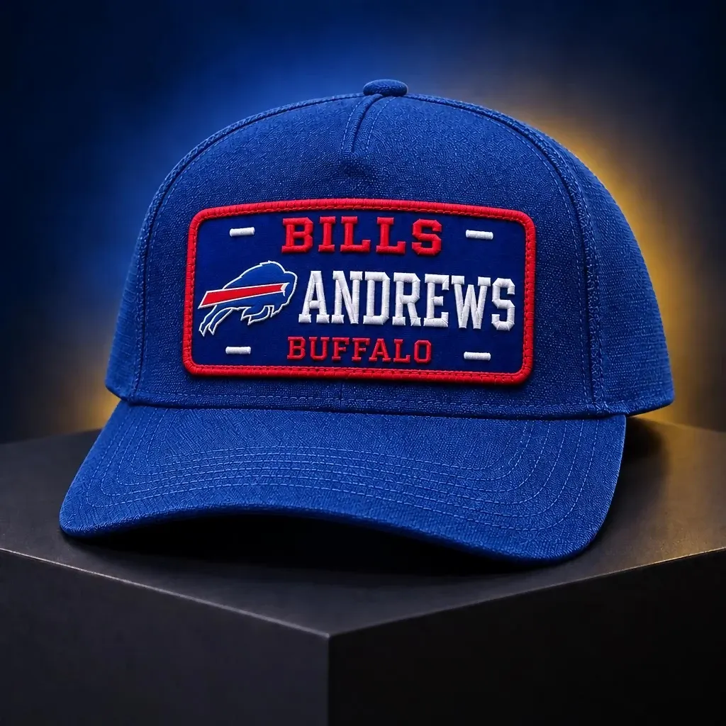 Personalized Buffalo Bills Embroidered Football Cap