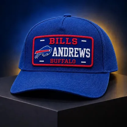 Personalized Buffalo Bills Embroidered Football Cap