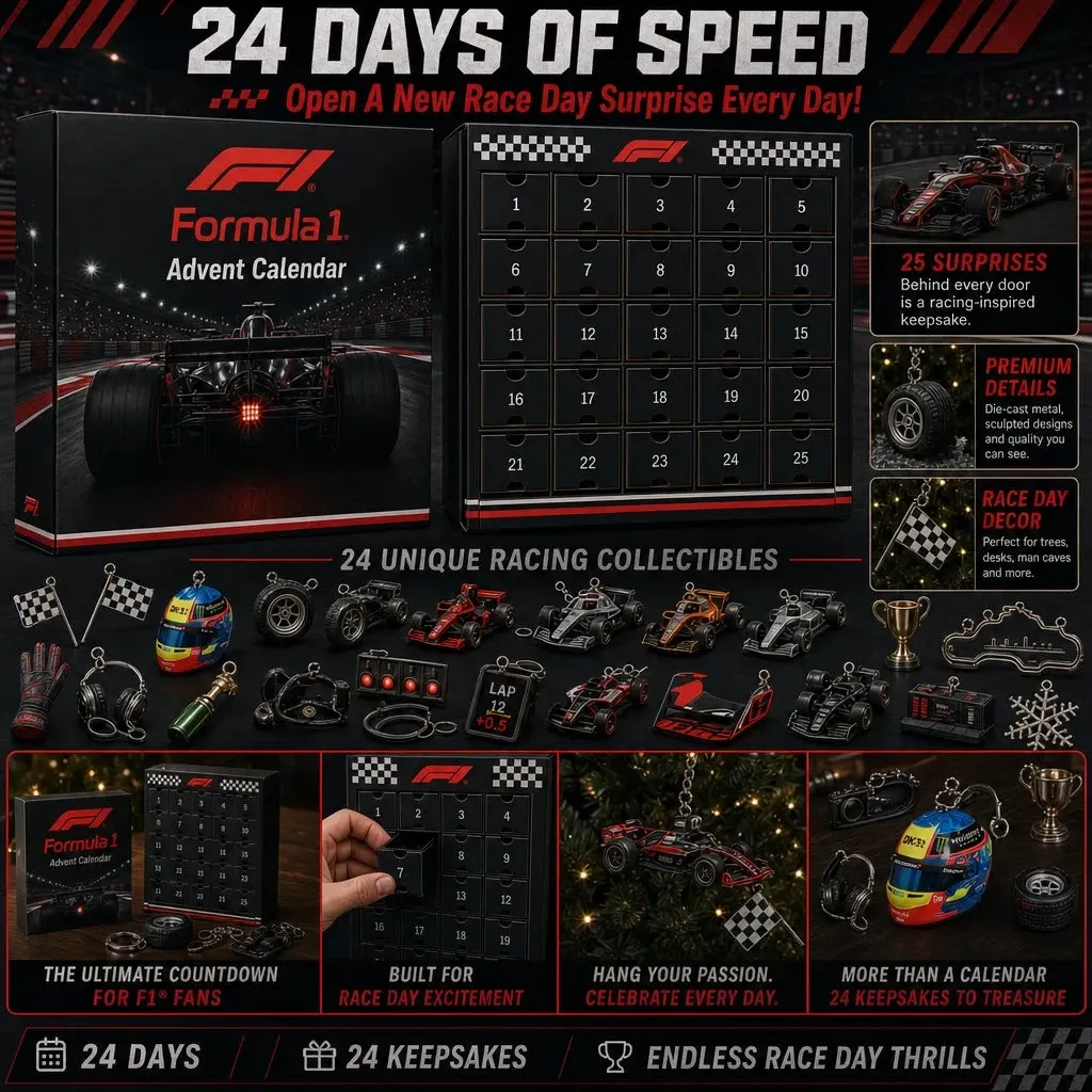F1 Advent Calendar – 24 Days of Racing Surprises