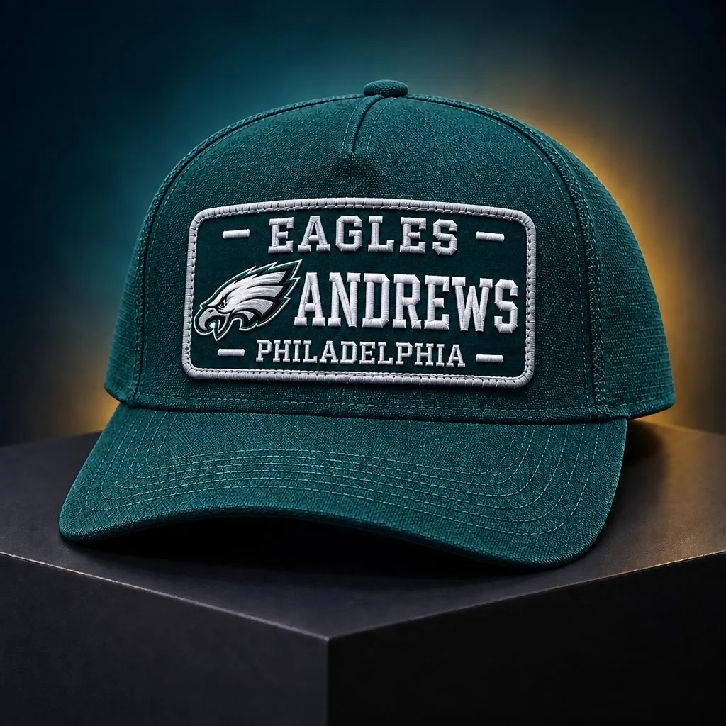 Personalized Philadelphia Eagles Embroidered Football Cap