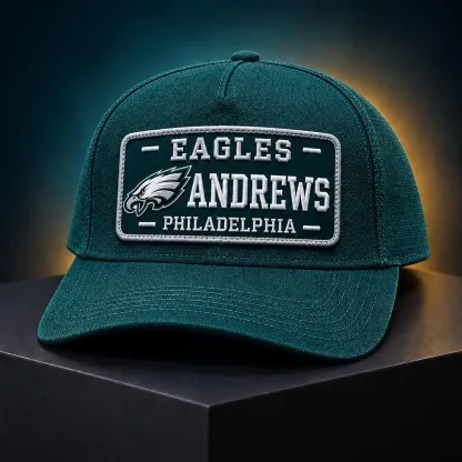 Personalized Philadelphia Eagles Embroidered Football Cap