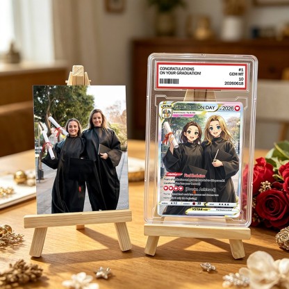 Personalized Photo Anime VMAX Card For Graduation Season