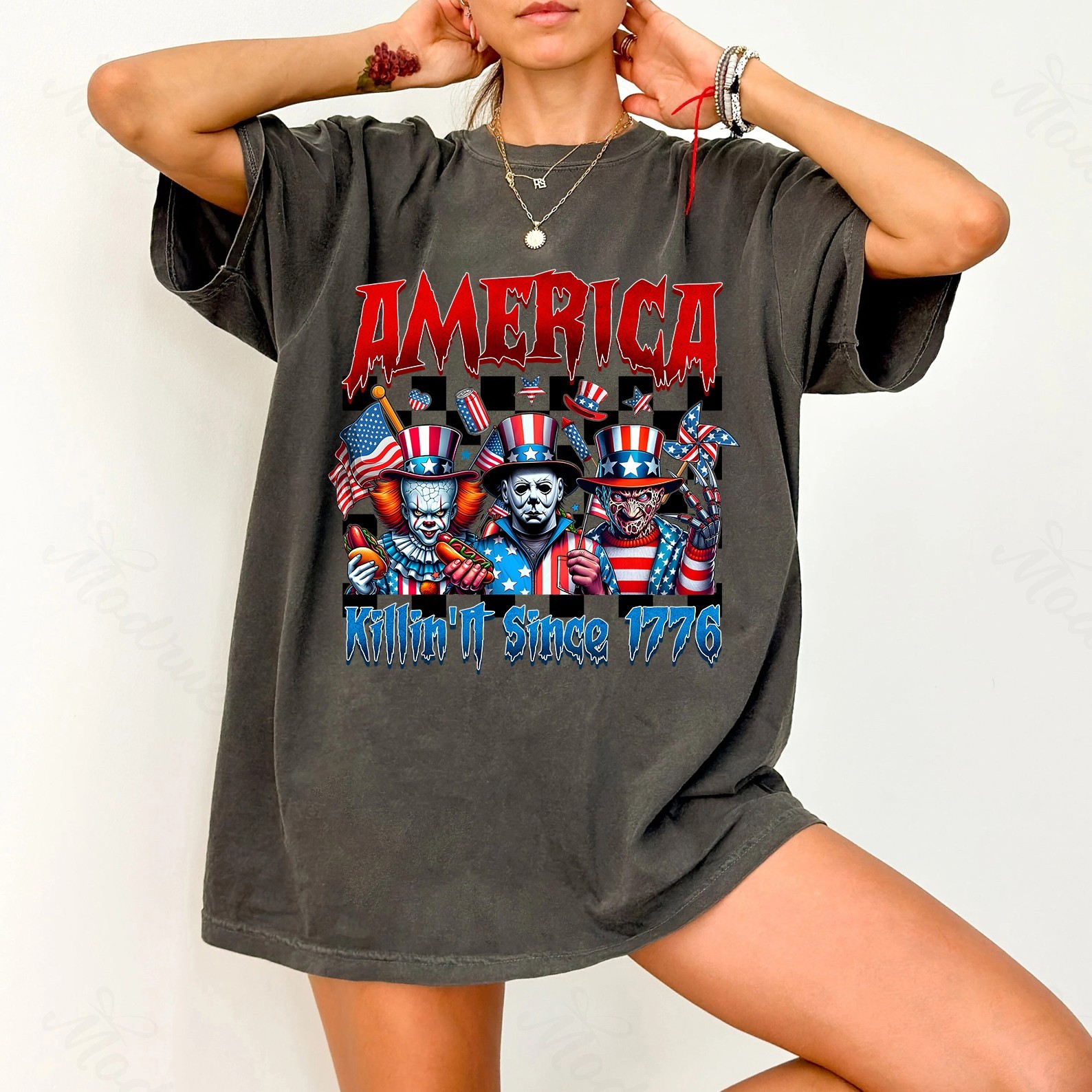 Horror Movie Fourth Of July Shirt