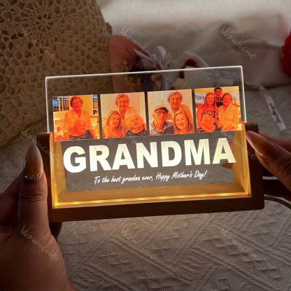 To The Best Mom Ever, Happy Mother's Day! - Personalized Acrylic Photos Plaque