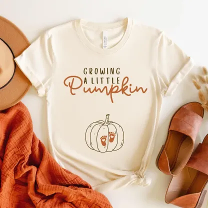 Growing A Little Pumpkin Fall Maternity Sweatshirt