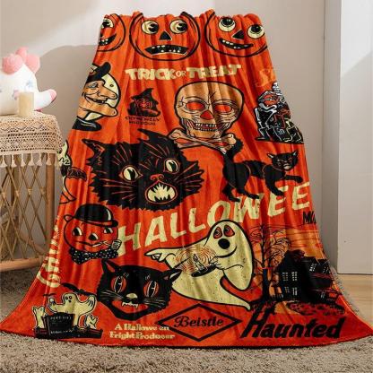Halloween Flannel Blanket