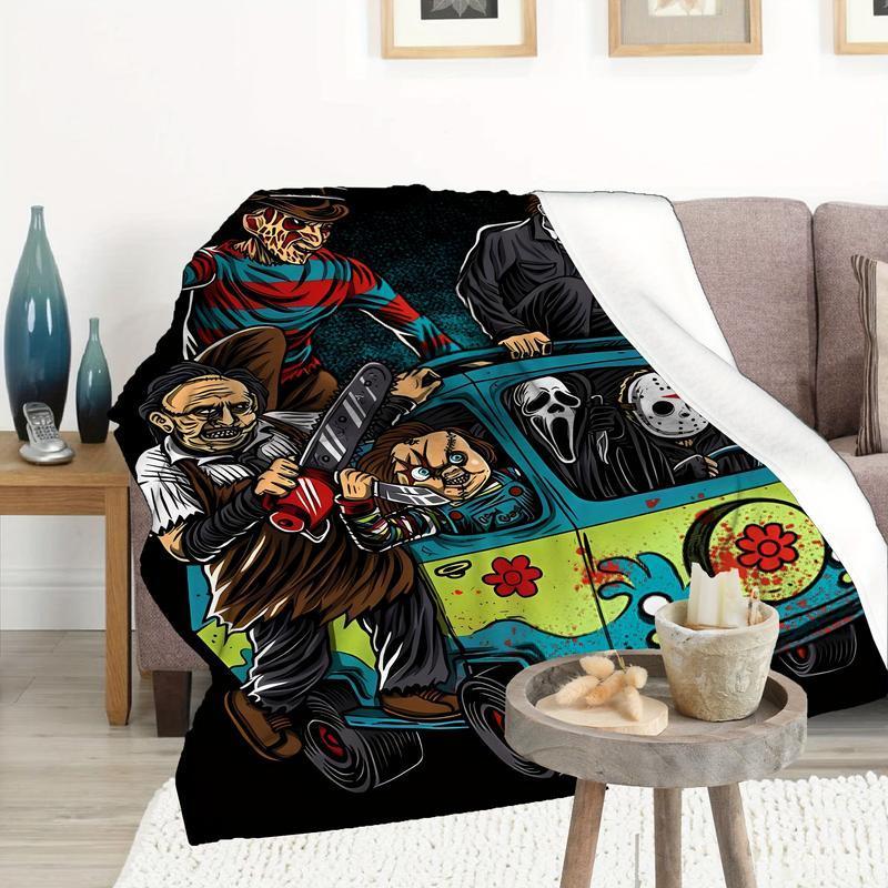 Horror Movie Halloween Blanket