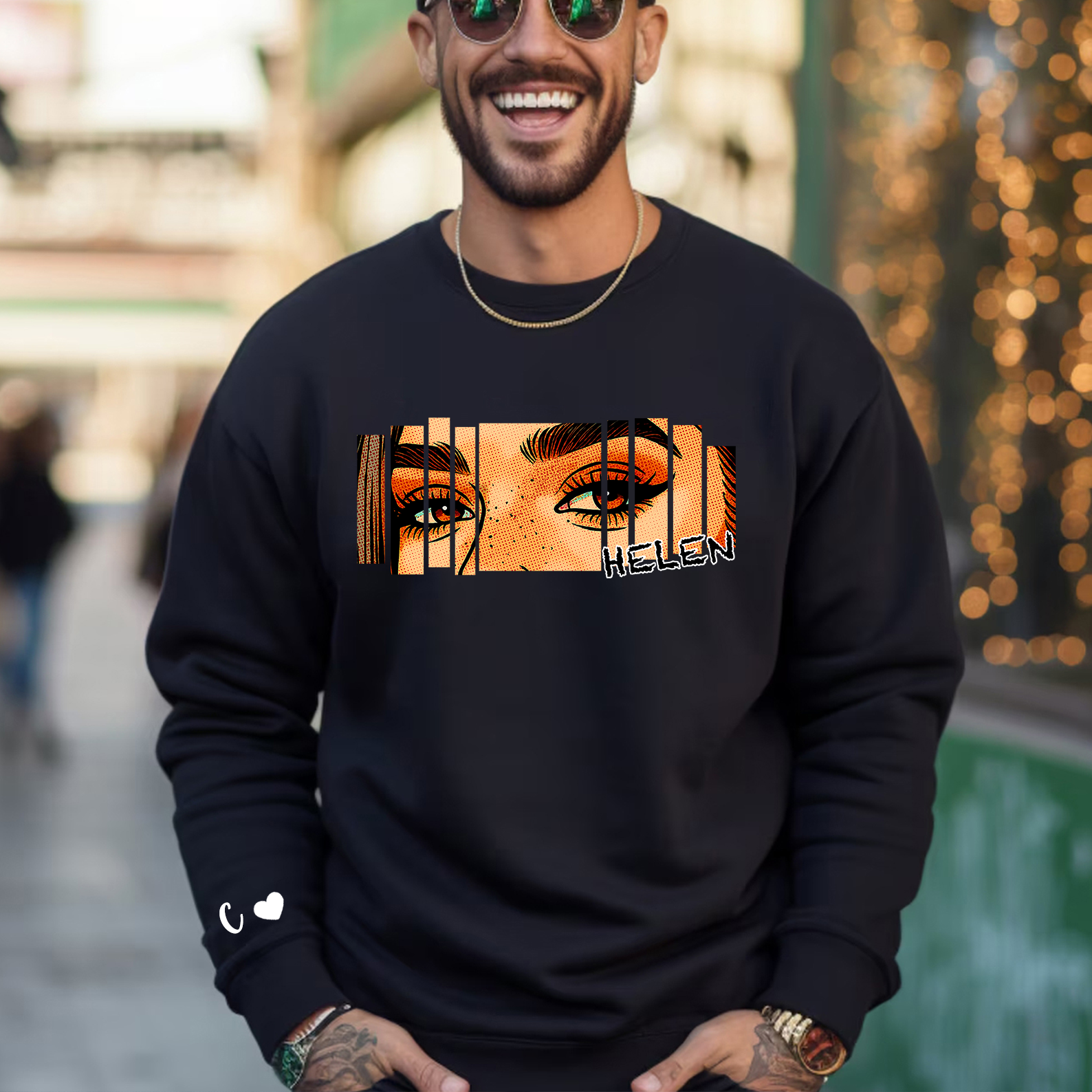 Custom Eyes Shirt Retro Comic Art