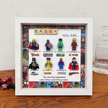 BraveHeroFrames - Custom Super Dad Gift Box