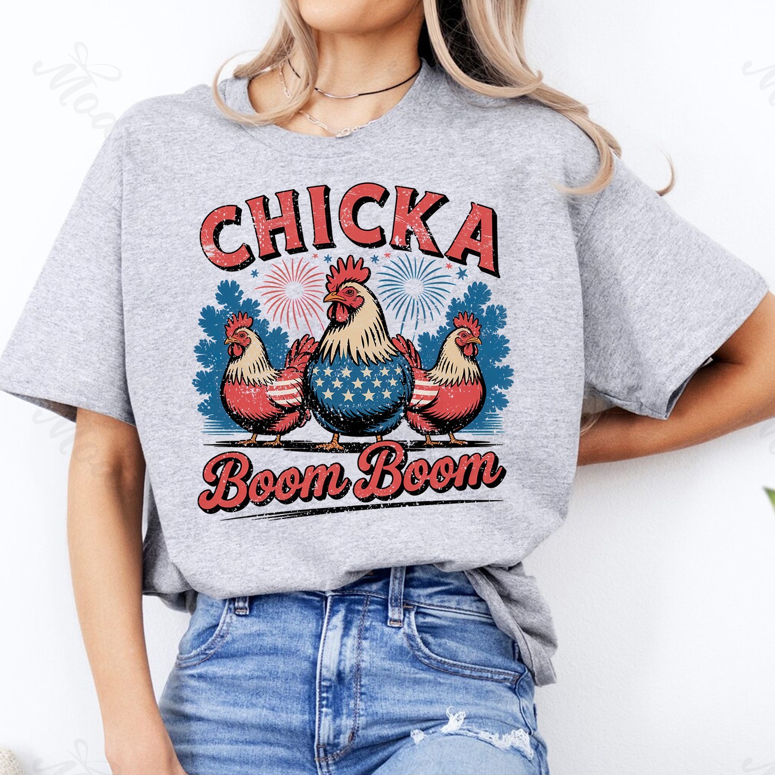 Retro Chicka Boom Boom Tee