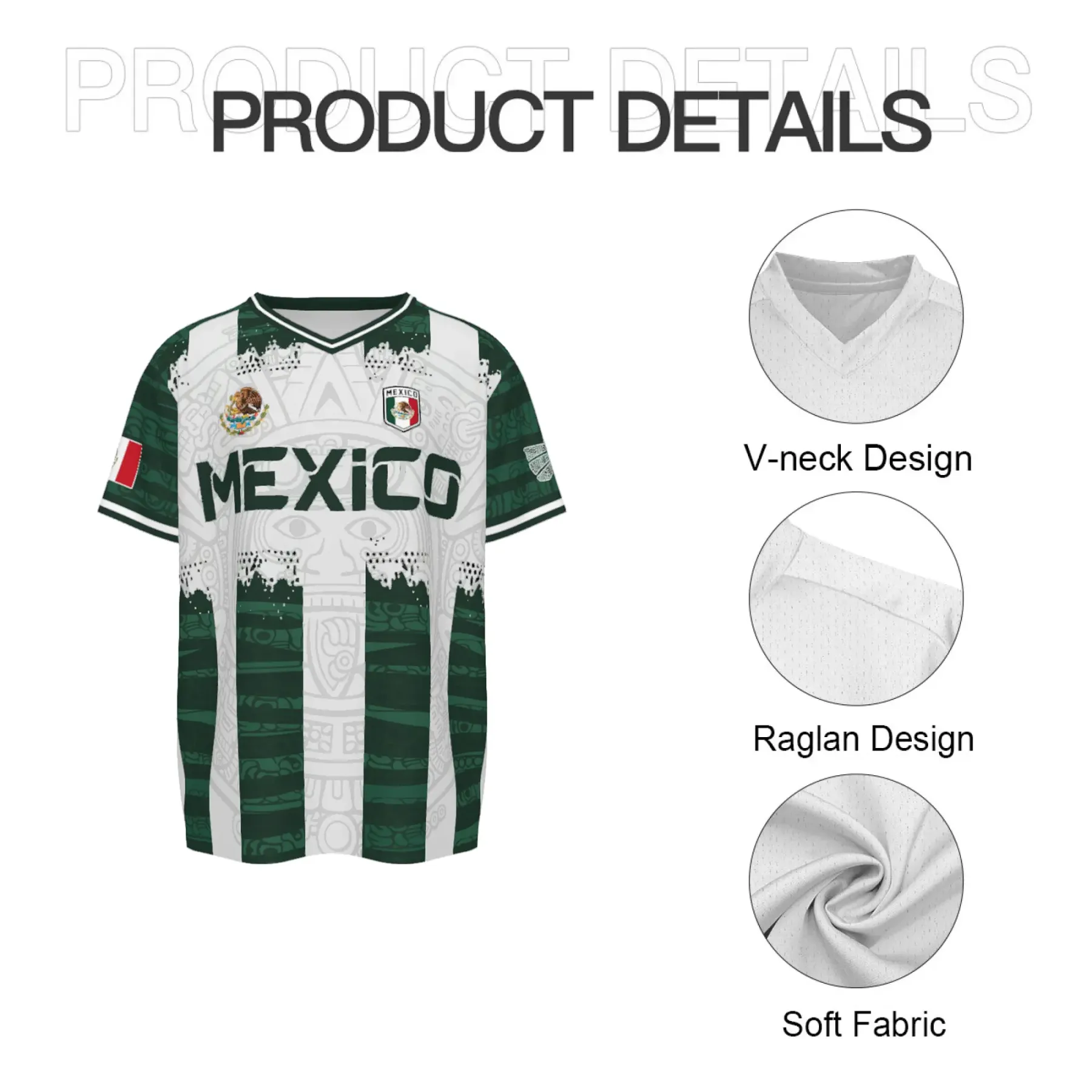 2026 Mexico Aztec Calendar Soccer Jersey | Piedra del Sol World Cup Fan Football Shirt