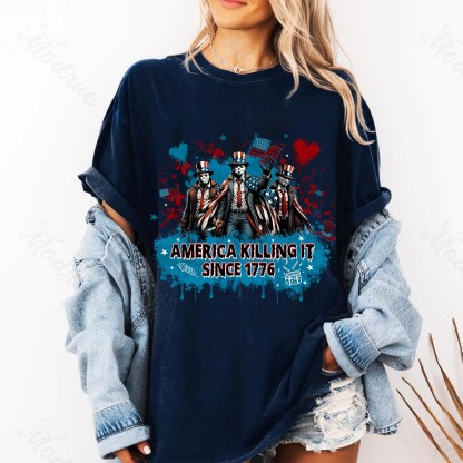 Independence Day America Killing It Since 1776 Shirt