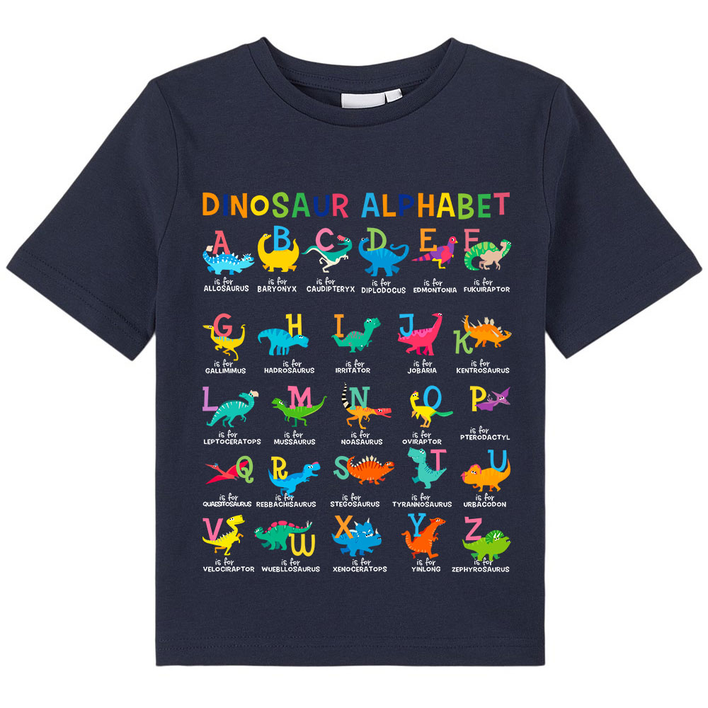 Dinosaur Alphabet Kids T-Shirt