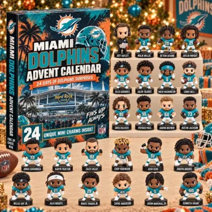 2026 Football Advent Calendar - Miami Dolphins Edition Blind Box