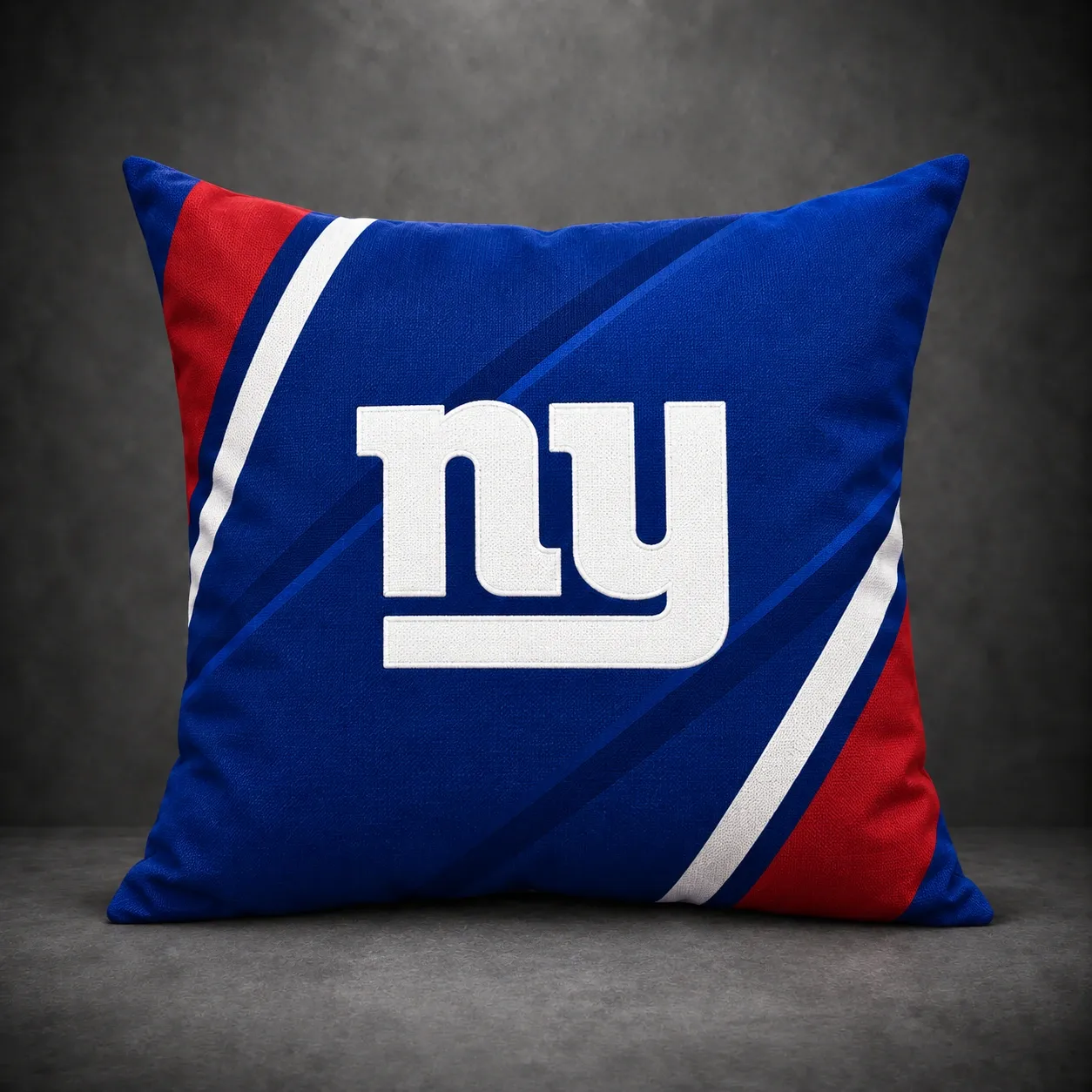 New York Giants Football Throw Pillow
