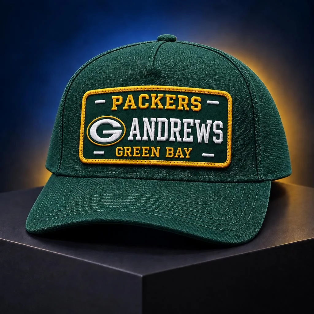 Personalized Green Bay Packers Embroidered Football Cap