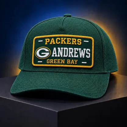 Personalized Green Bay Packers Embroidered Football Cap