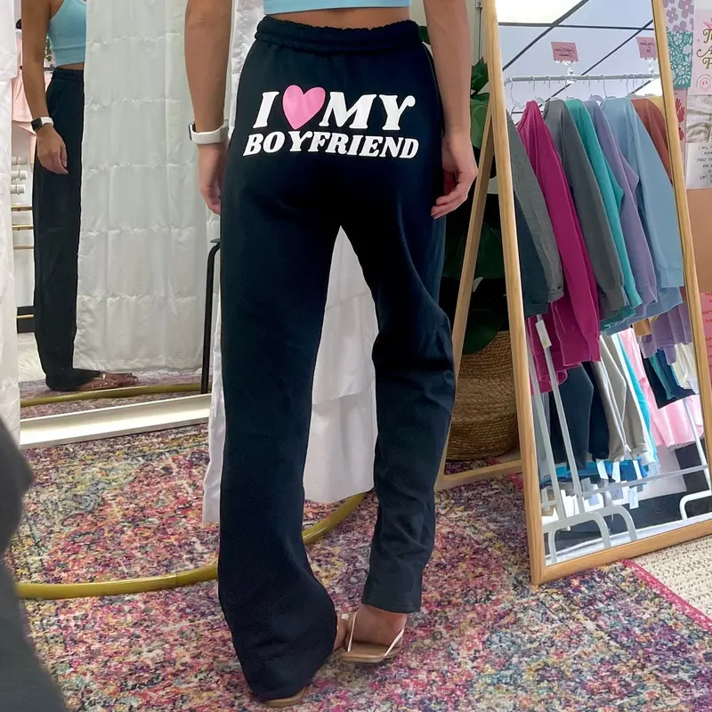 I Love My Boyfriend Cozy Sweatpants