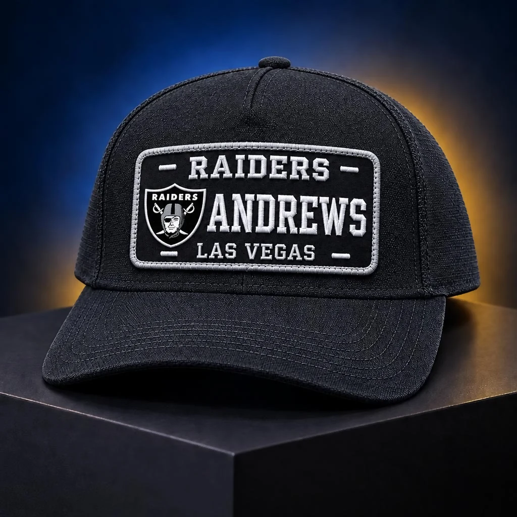 Personalized Las Vegas Raiders Embroidered Football Cap