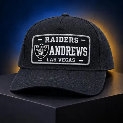 Personalized Las Vegas Raiders Embroidered Football Cap