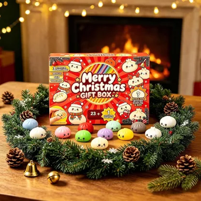 Christmas dumpling sensory toy display