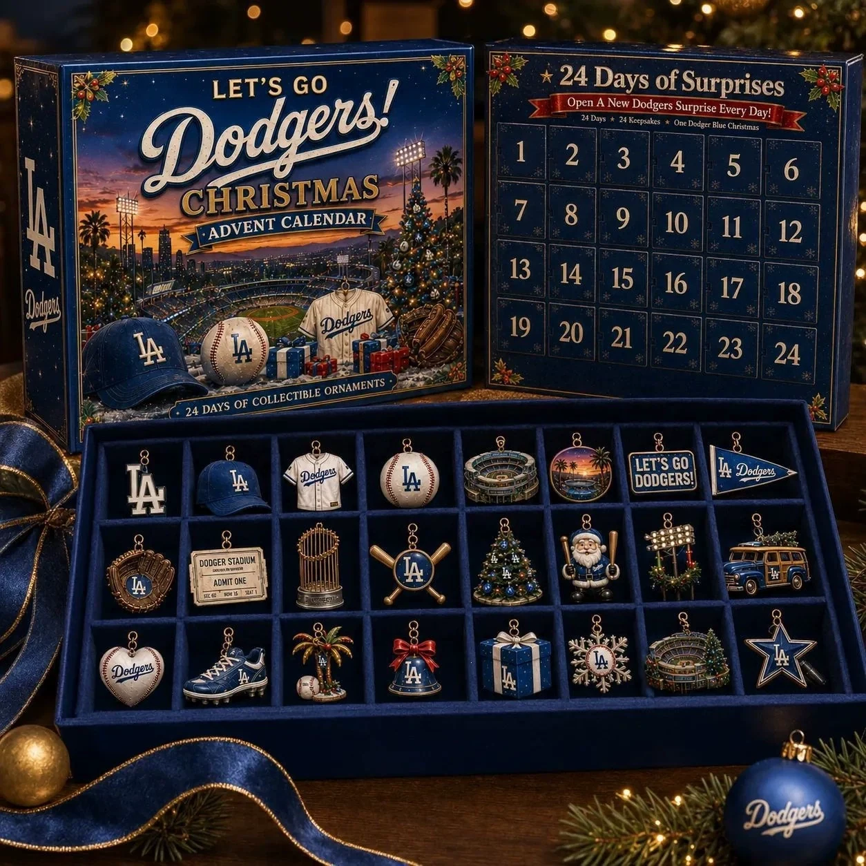 Los Angeles Dodgers 24-day advent calendar