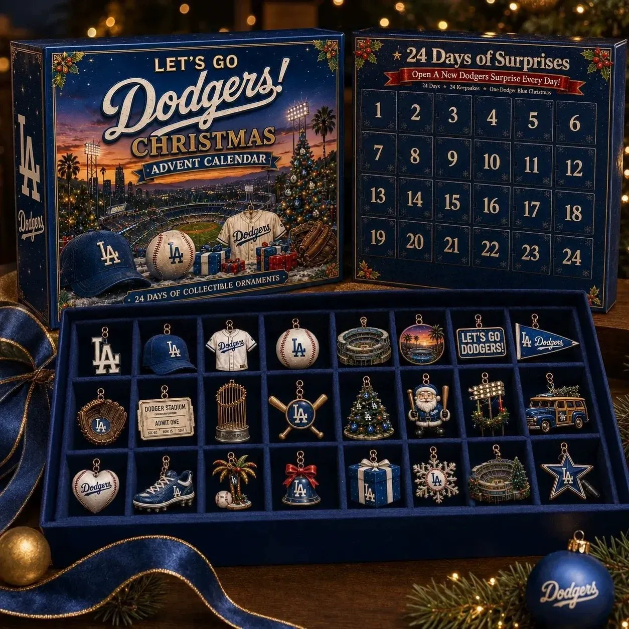 Los Angeles Dodgers 24-Day Advent Calendar