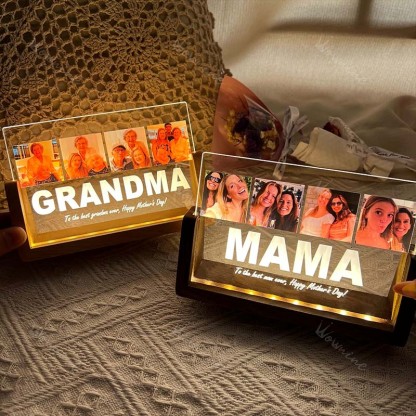 To The Best Mom Ever, Happy Mother's Day! - Personalized Acrylic Photos Plaque