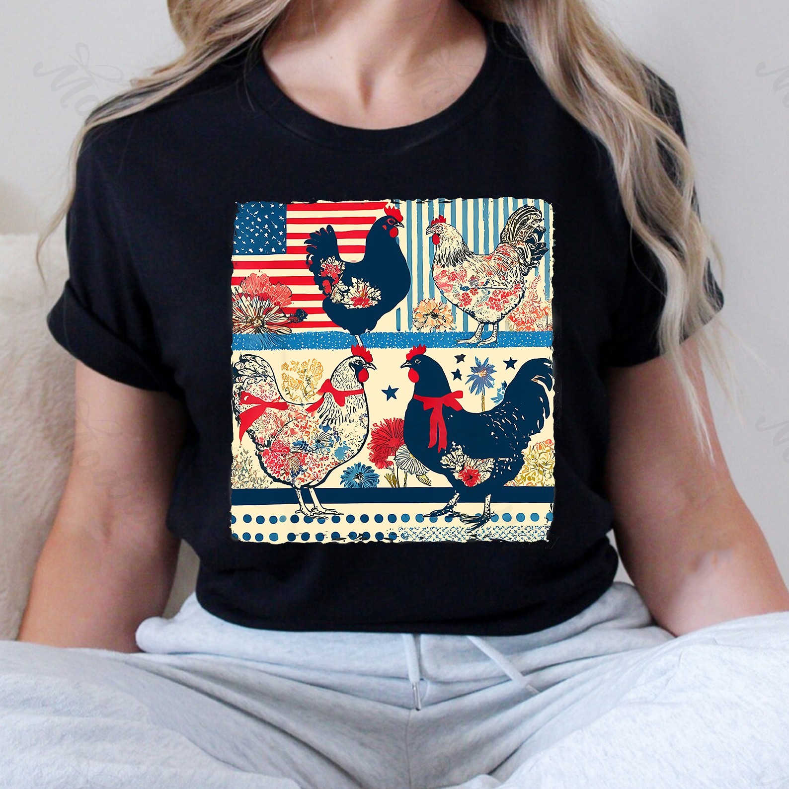 4th Of July Chicken Shirt