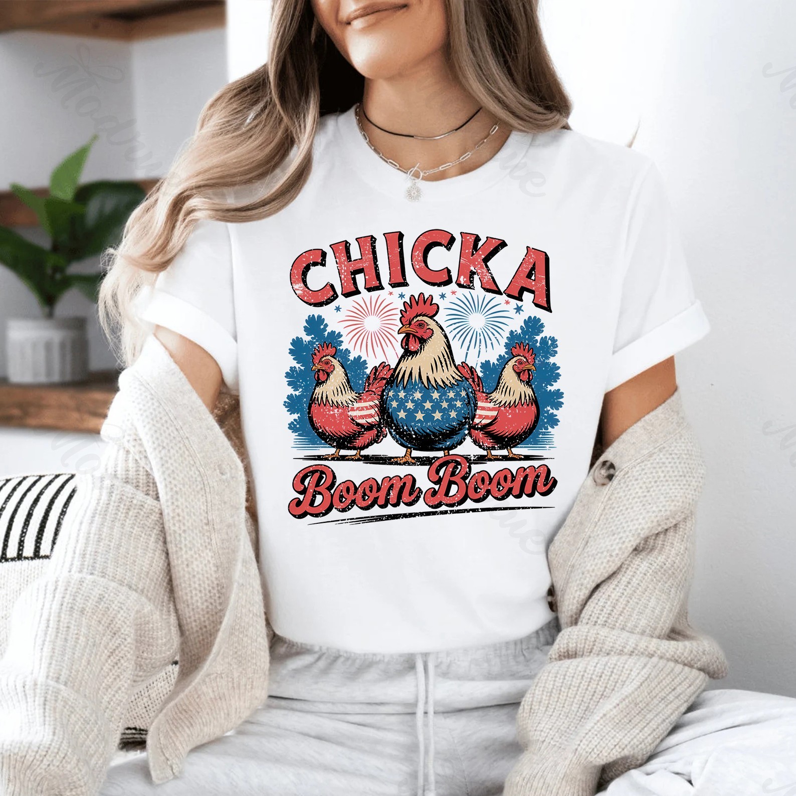 Retro Chicka Boom Boom Tee
