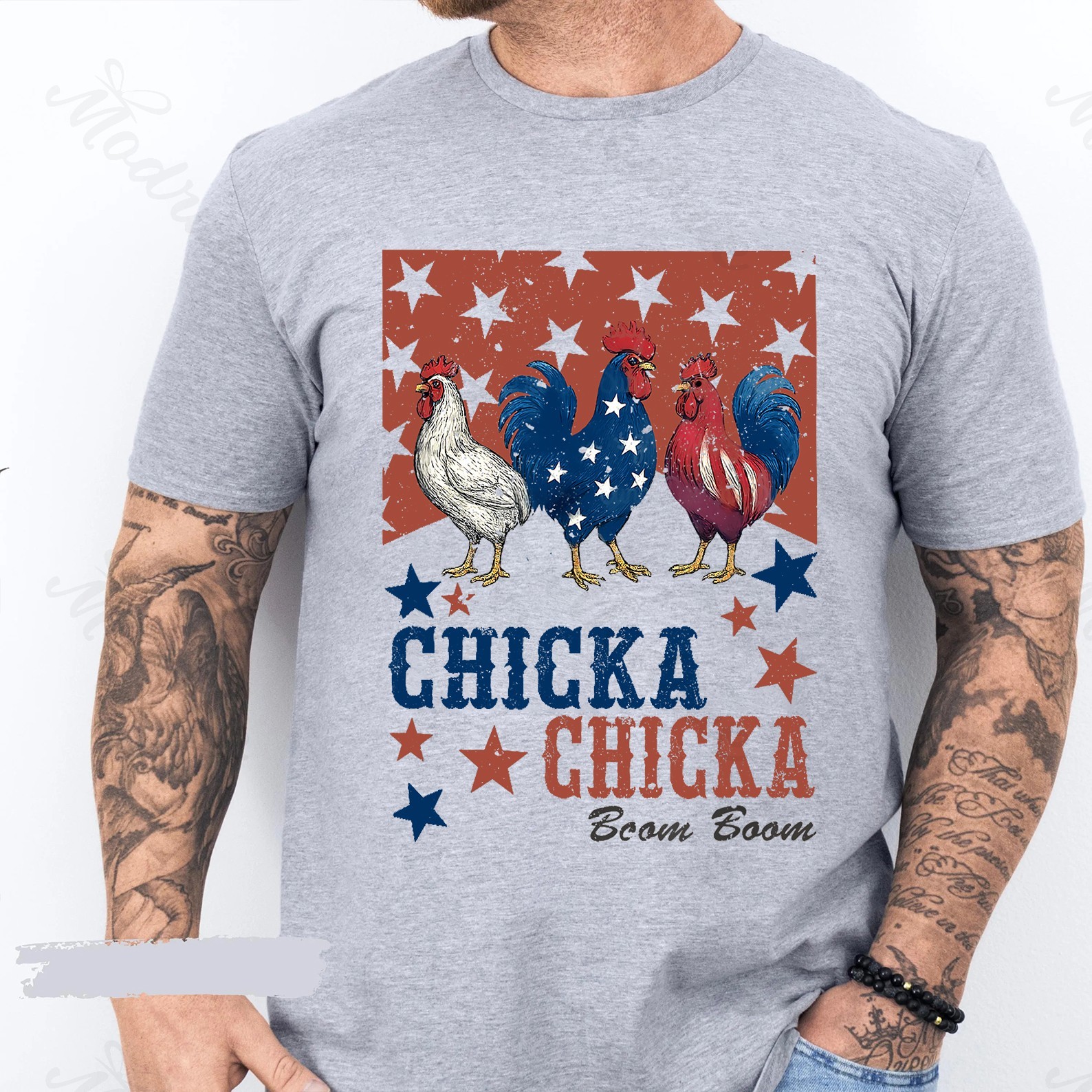 Funny 4th of July Chicken Shirt