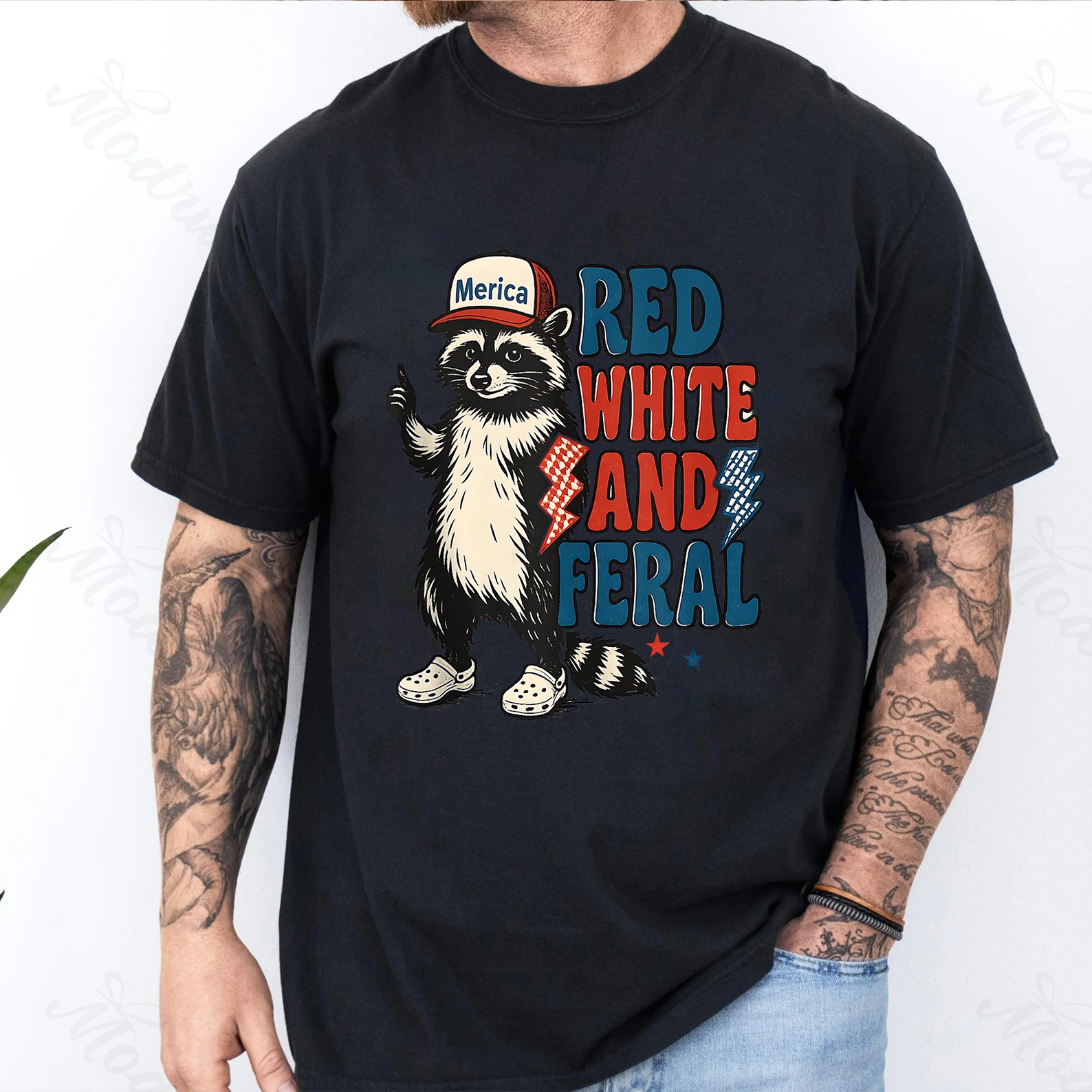 Raccoon Shirt 4th Of July Tee