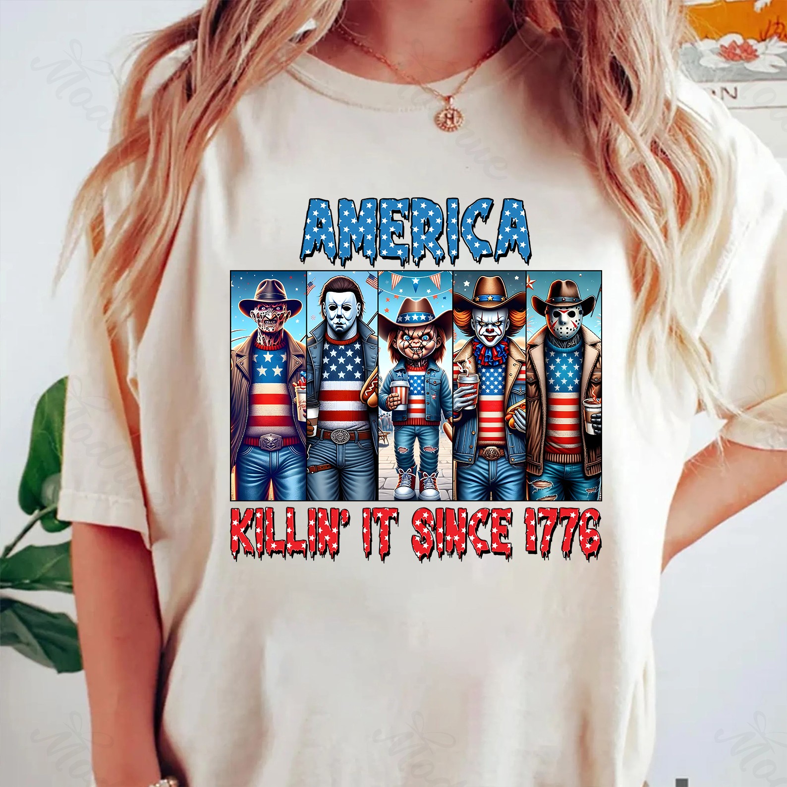 Funny 4th of July Horror Shirt