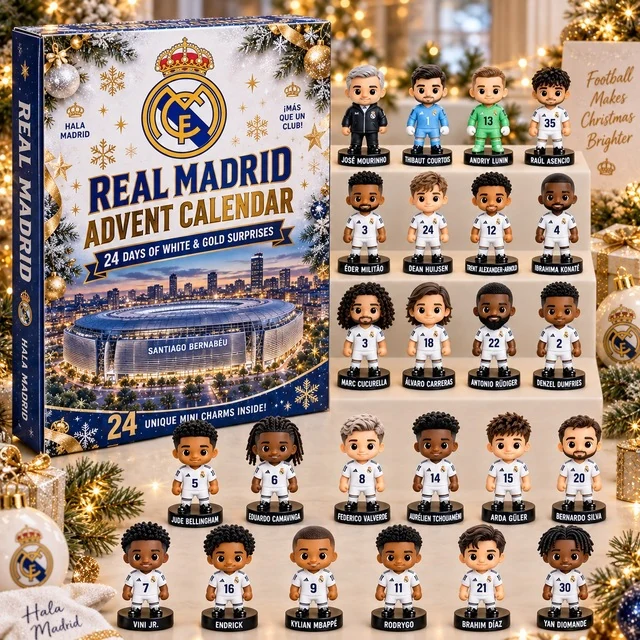 2026 Soccer Teams Advent Calendar - Real Madrid Edition Blind Box