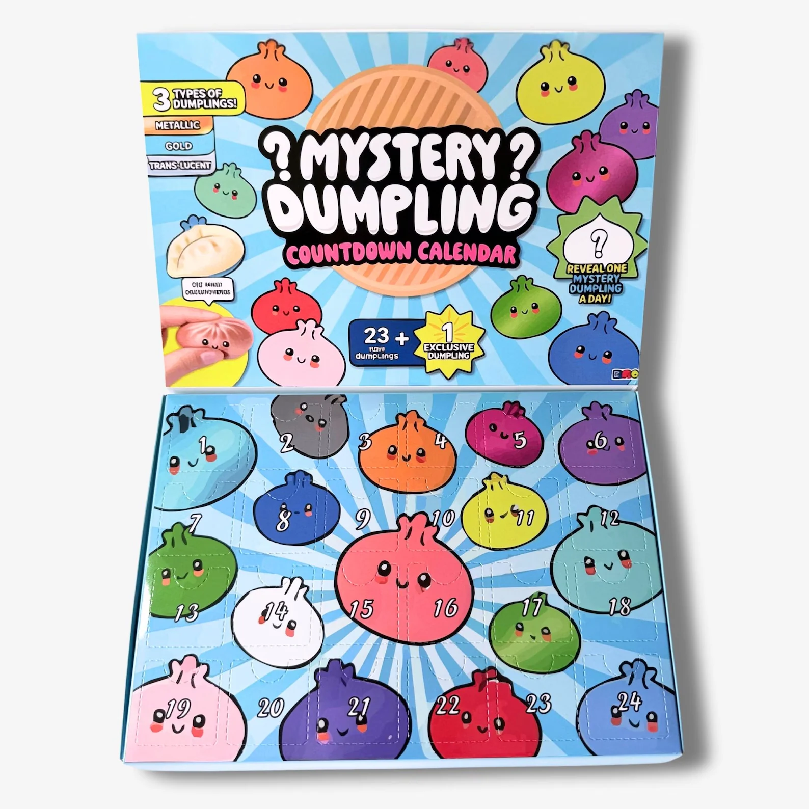 2026 mystery dumpling squishy blind box countdown calendar