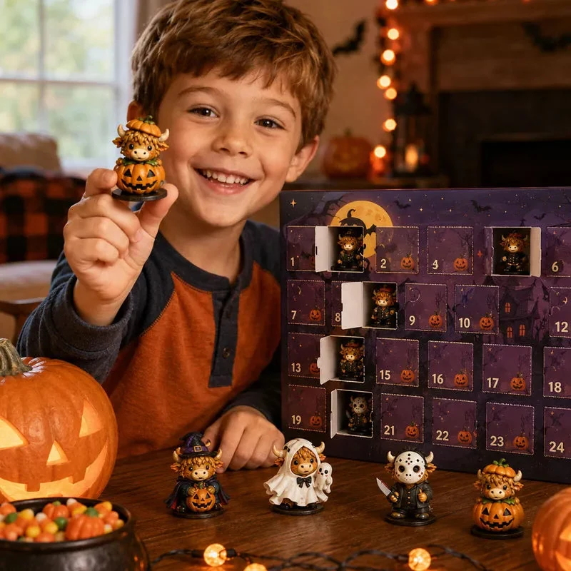 Halloween countdown calendar daily reveal