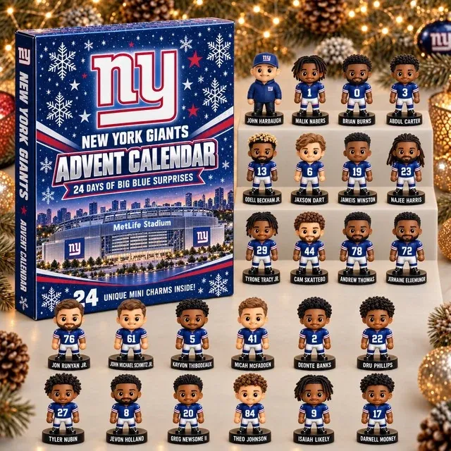2026 Football Advent Calendar - New York Giants Edition Blind Box